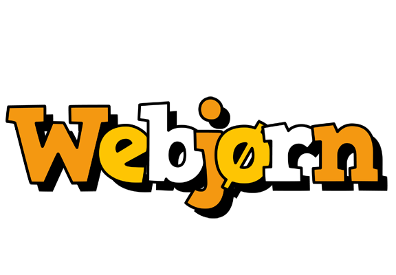 Webjørn cartoon logo