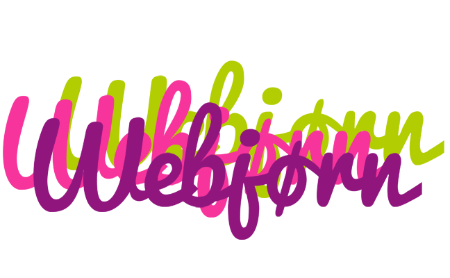 Webjørn flowers logo
