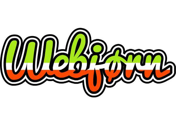 Webjørn superfun logo