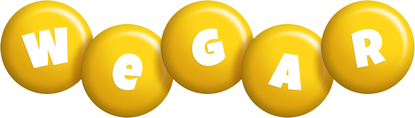 Wegar candy-yellow logo