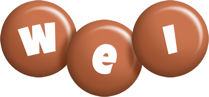 Wei candy-brown logo