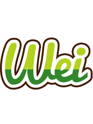 Wei golfing logo