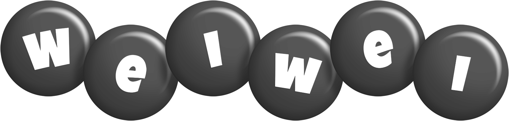 Weiwei candy-black logo