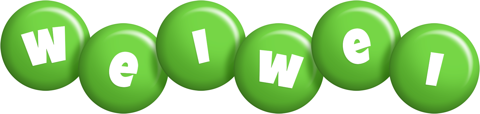 Weiwei candy-green logo