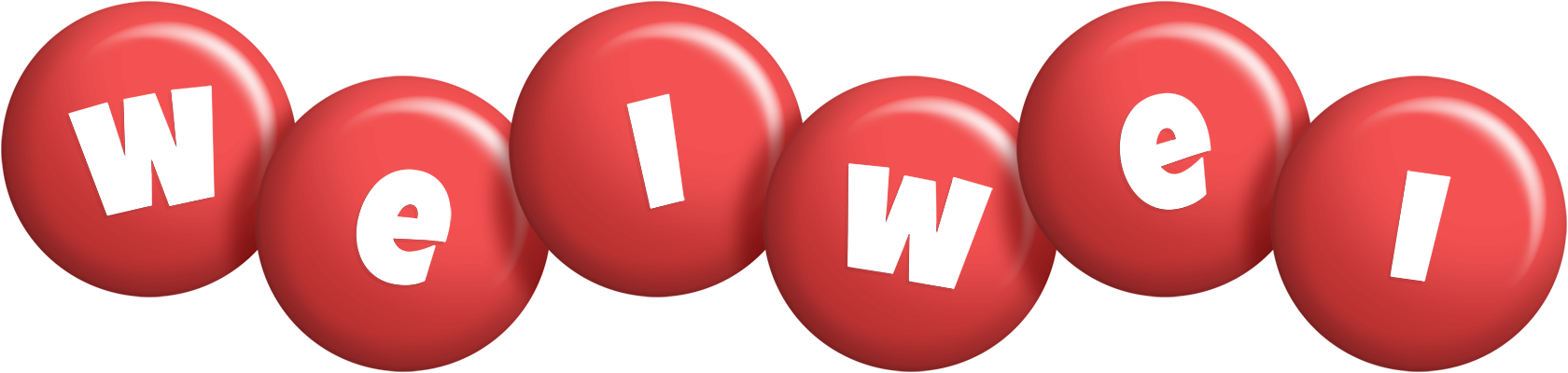 Weiwei candy-red logo