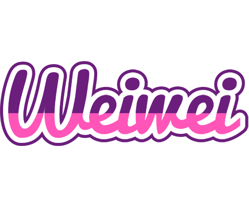 Weiwei cheerful logo