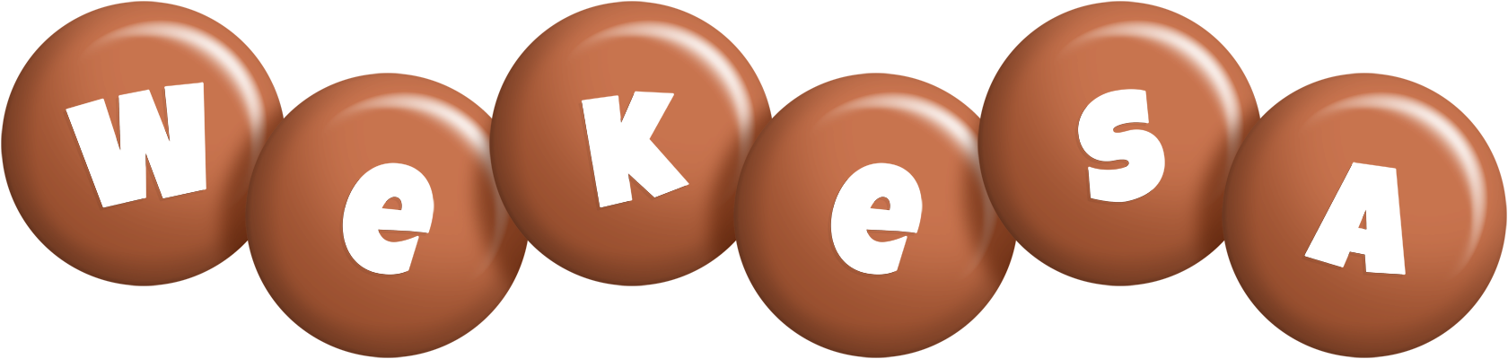 Wekesa candy-brown logo