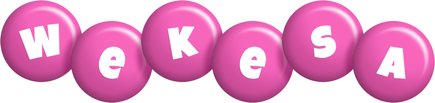 Wekesa candy-pink logo