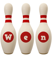 Wen bowling-pin logo