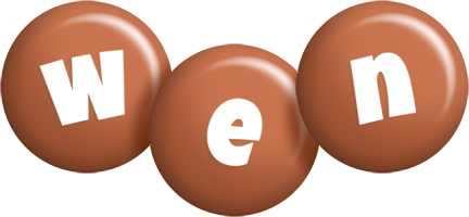 Wen candy-brown logo