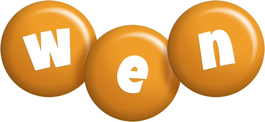 Wen candy-orange logo