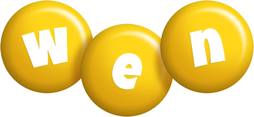 Wen candy-yellow logo