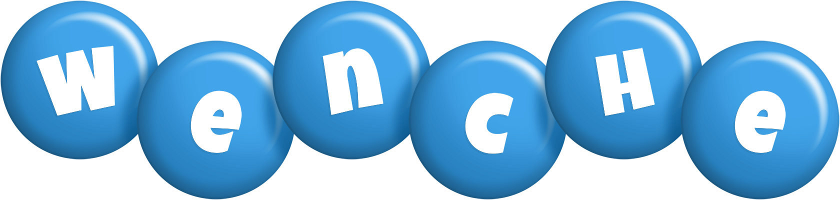 Wenche candy-blue logo
