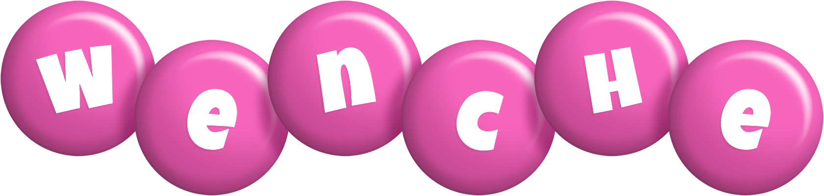 Wenche candy-pink logo