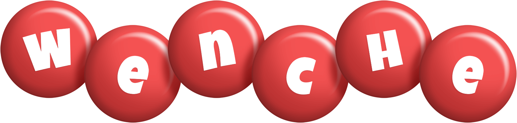 Wenche candy-red logo