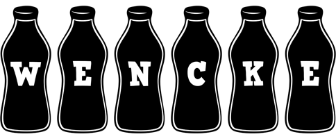 Wencke bottle logo