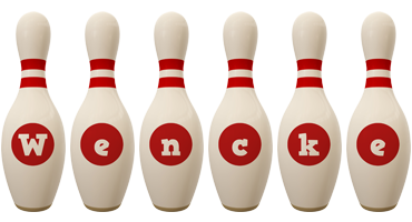 Wencke bowling-pin logo