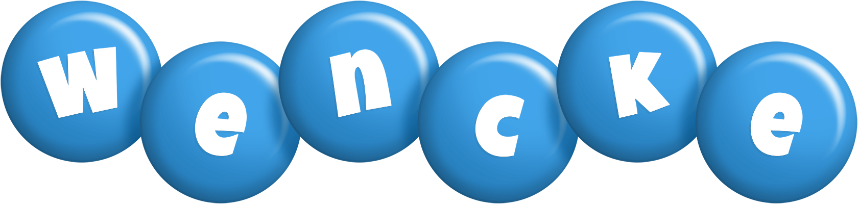 Wencke candy-blue logo