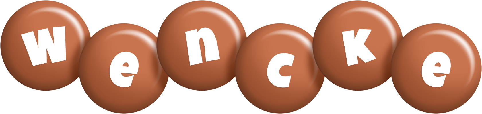 Wencke candy-brown logo