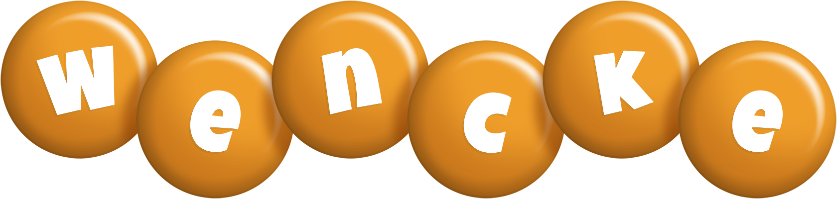 Wencke candy-orange logo