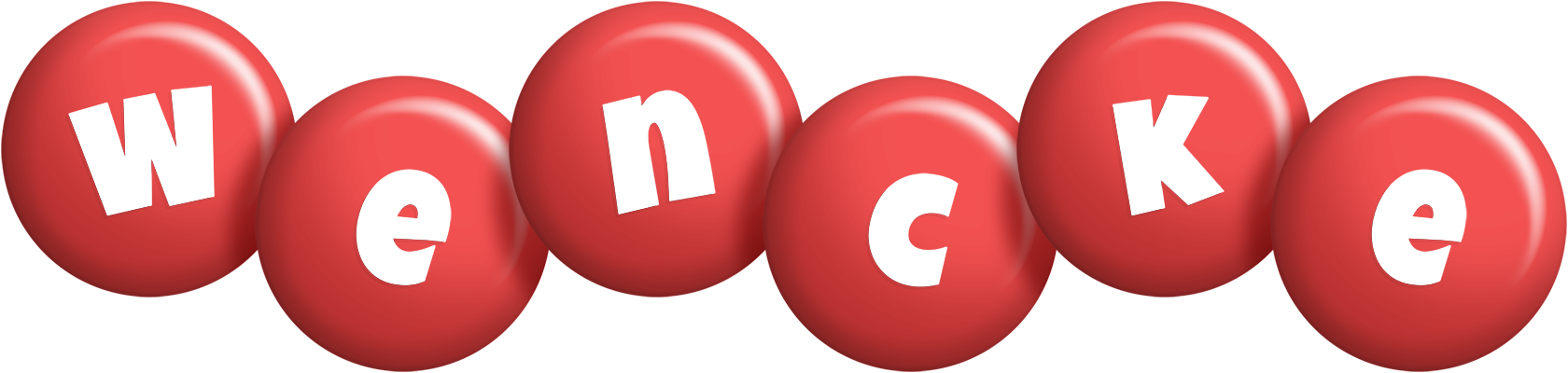 Wencke candy-red logo