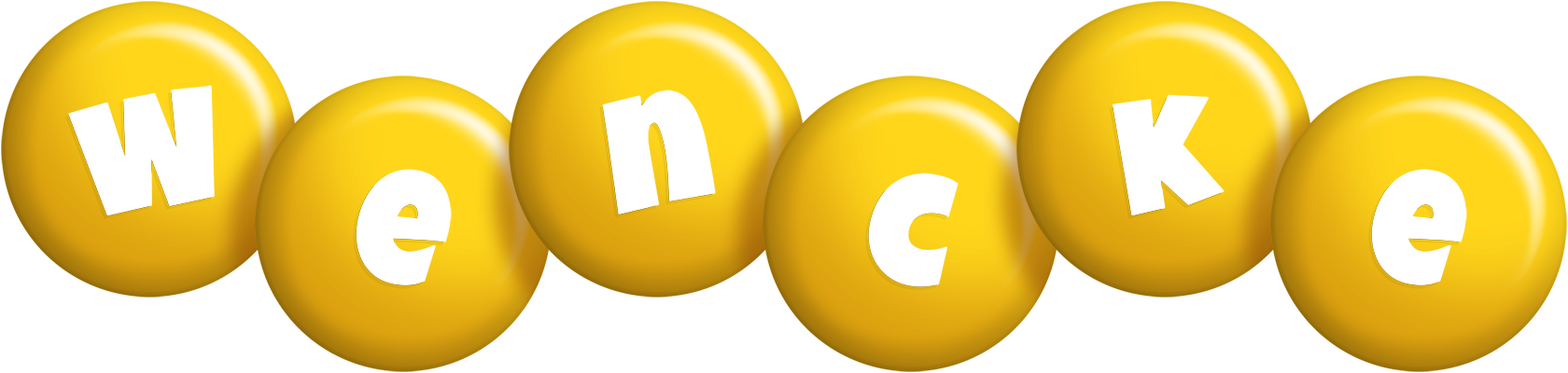 Wencke candy-yellow logo