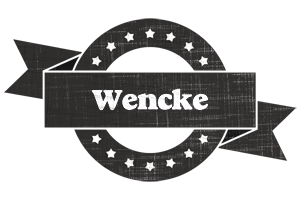 Wencke grunge logo