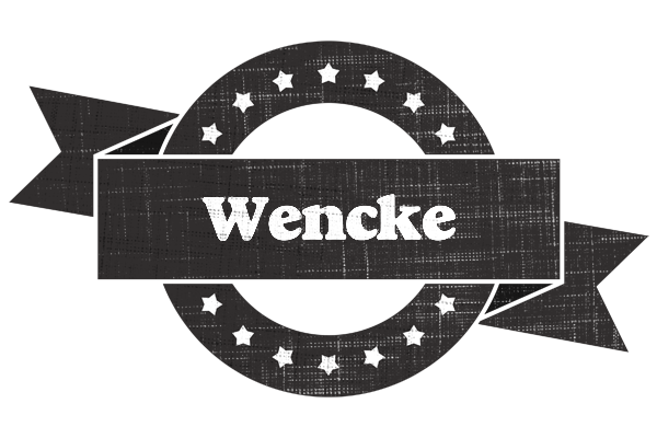 Wencke grunge logo