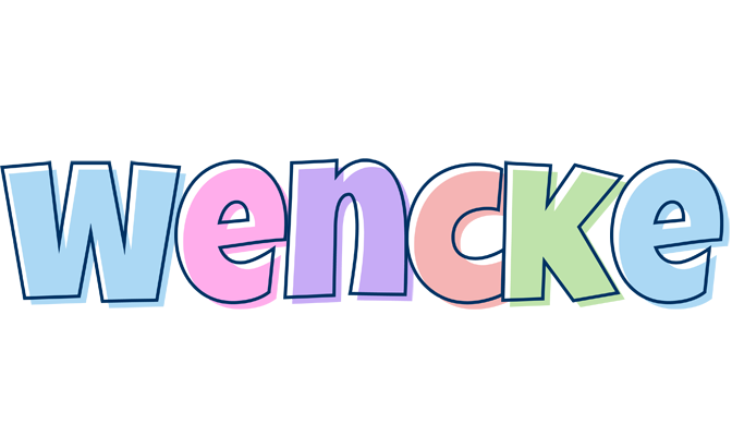 Wencke pastel logo