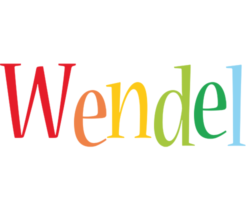 Wendel birthday logo