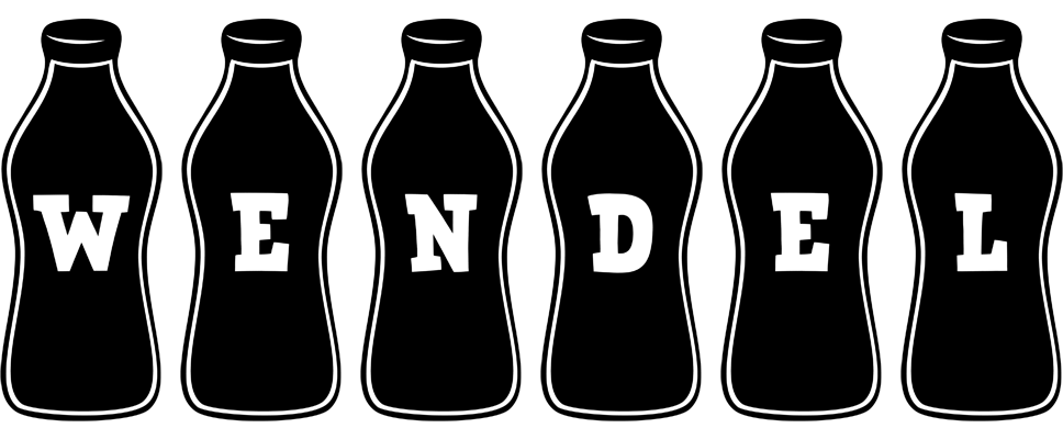 Wendel bottle logo