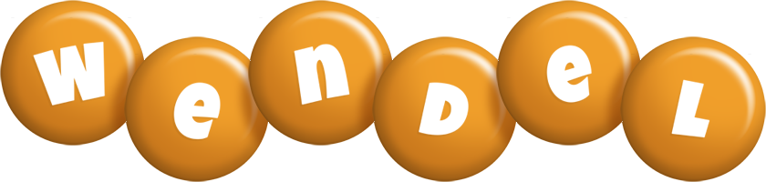Wendel candy-orange logo