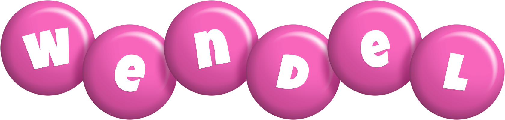 Wendel candy-pink logo
