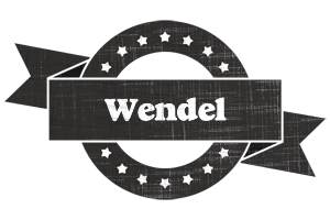 Wendel grunge logo