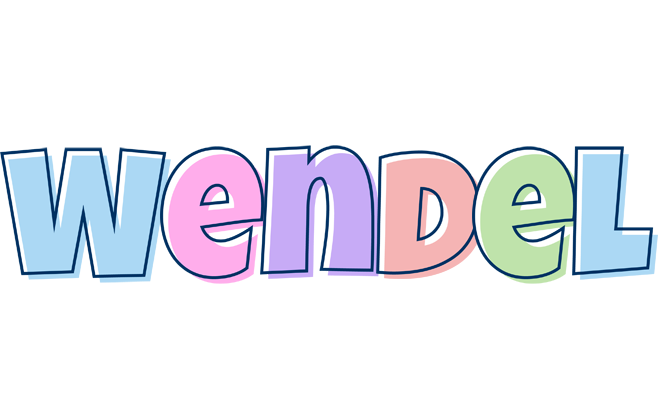 Wendel pastel logo