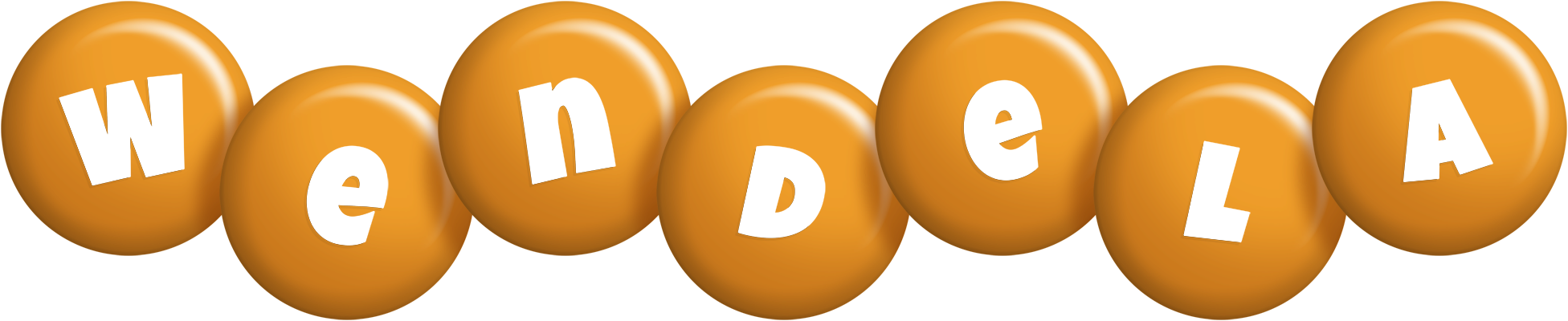 Wendela candy-orange logo