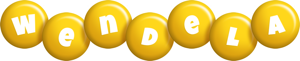 Wendela candy-yellow logo