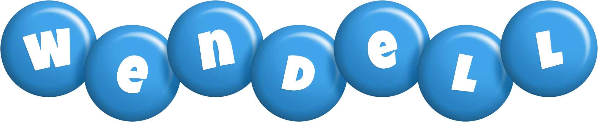 Wendell candy-blue logo