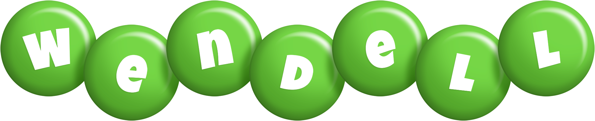 Wendell candy-green logo
