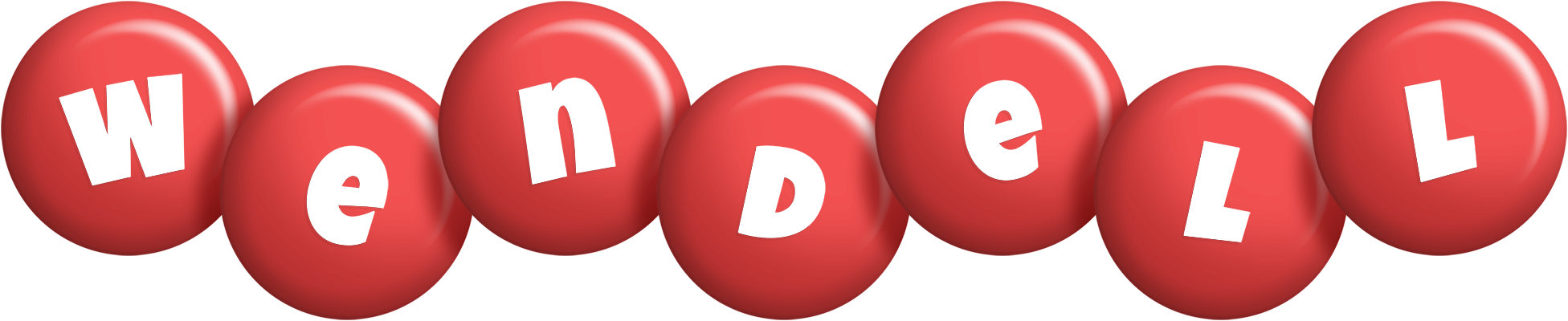 Wendell candy-red logo