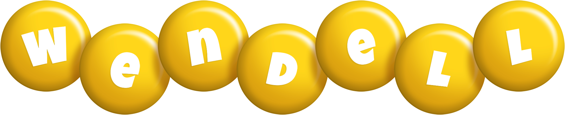 Wendell candy-yellow logo
