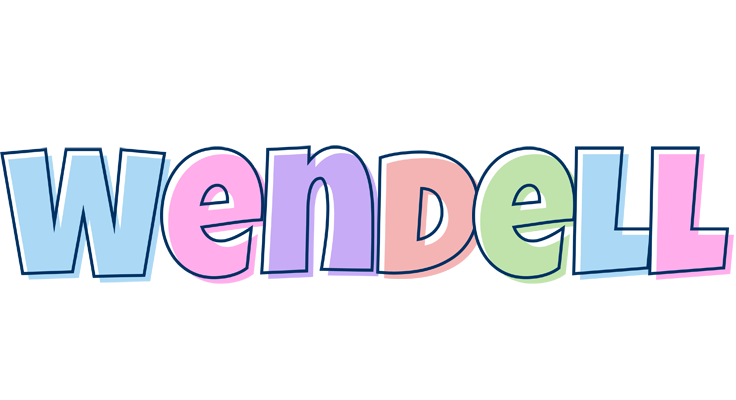 Wendell pastel logo