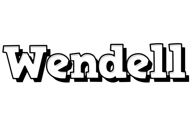Wendell snowing logo