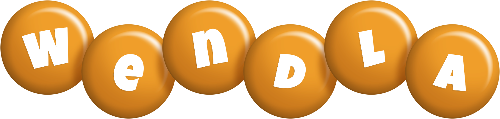 Wendla candy-orange logo