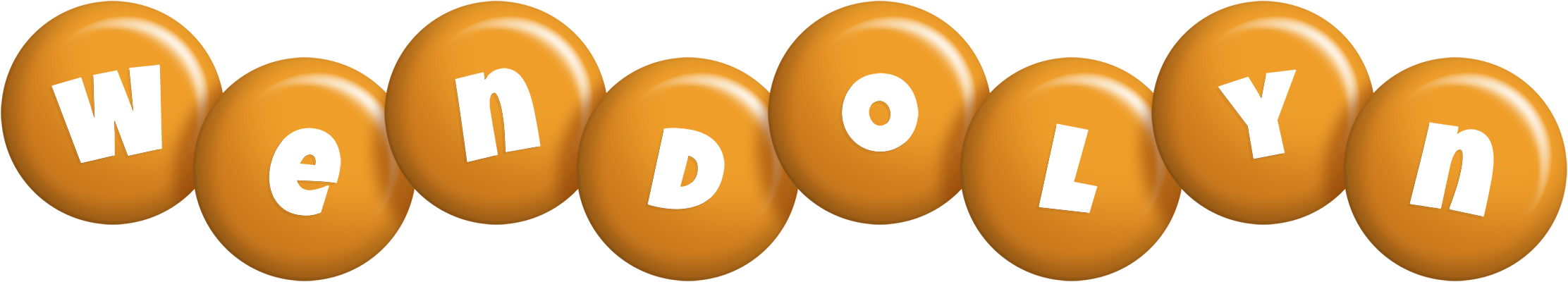 Wendolyn candy-orange logo