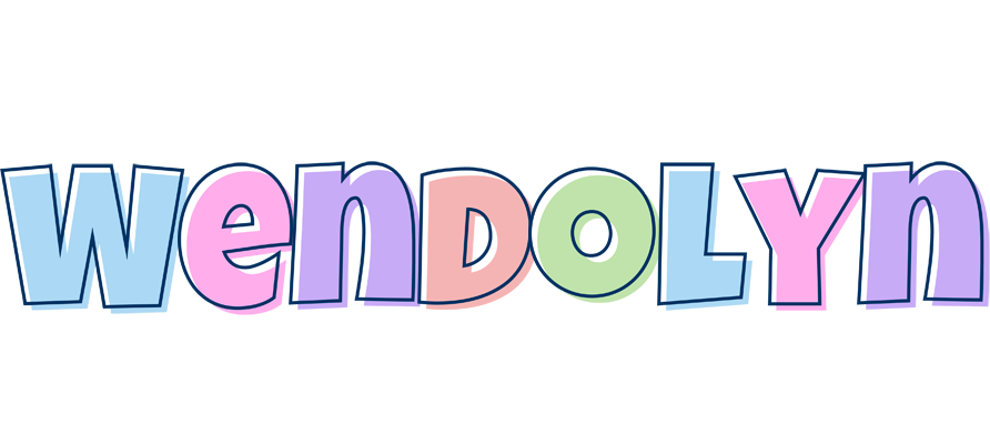 Wendolyn pastel logo