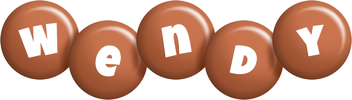 Wendy candy-brown logo