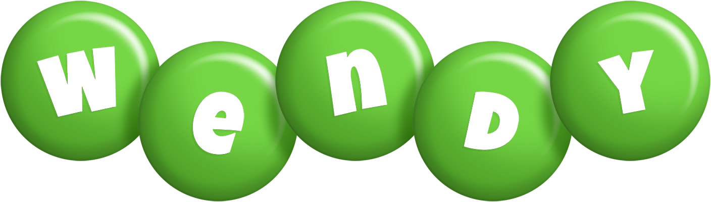 Wendy candy-green logo