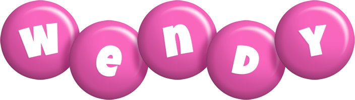 Wendy candy-pink logo