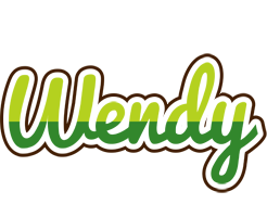 Wendy golfing logo